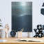 Art mural en métal luxueux «Spatial Composition 18 10 2019» par Stephanie Villafane, 16 po x 24 po-2031186006