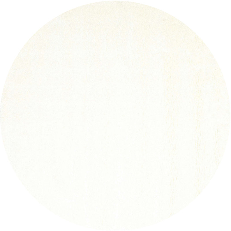 Tapis de zone blanche contemporaine, Rond 3 pi