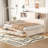 Twin Size Tufted Upholstered Daybed with Trundle ,Velvet Sofabed with USB&Type-C Charging Ports,No Box-spring Needed,Green