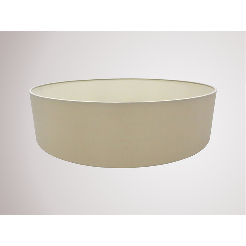 15cm H Faux Silk Bowl Lamp Shade ( Clip On ), Nude Beige