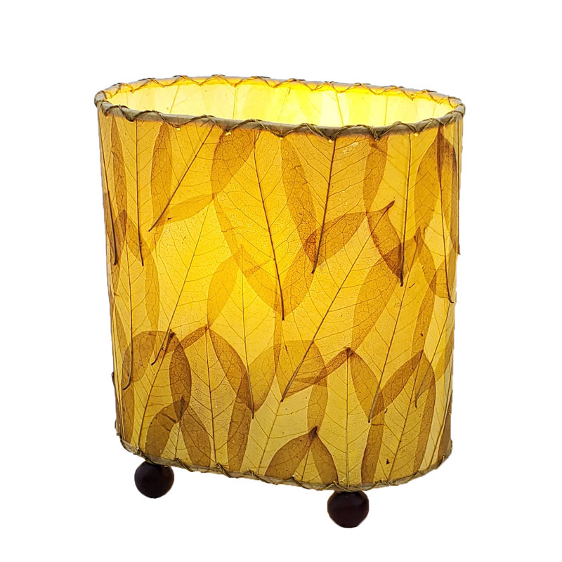 Lampe de table noire 9 po Gertie, Naturel