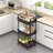 Plastic Rolling Utility Cart with-110898296