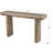 Bergamot 63" Distressed White Narrow Console Table