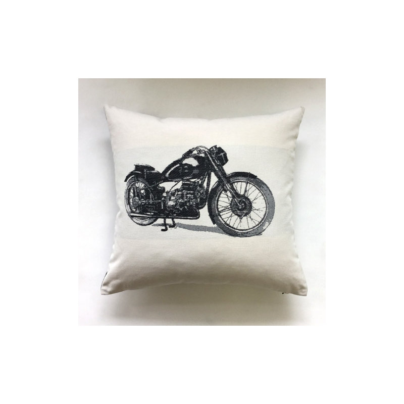 Biker Throw Pillow