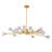 Croyd 18 - Light 43"W Dimmable Sputnik Modern Linear Chandelier-45881100