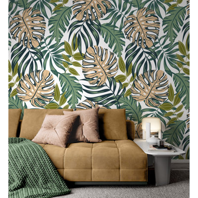 Tropical Leaves Summer Wallpaper