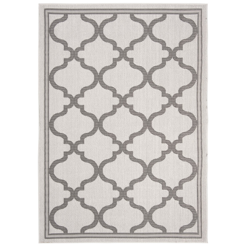 Tapis d'intérieur / extérieur géométrique Murielle Performance, Rectangle 5 pi 3 po x 7 pi 6 po