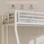 Lit superposé carré en fer avec échelle et lit gigogne roulant pour des solutions de couchage peu encombrantes dans les petites pièces-26854844-26854845