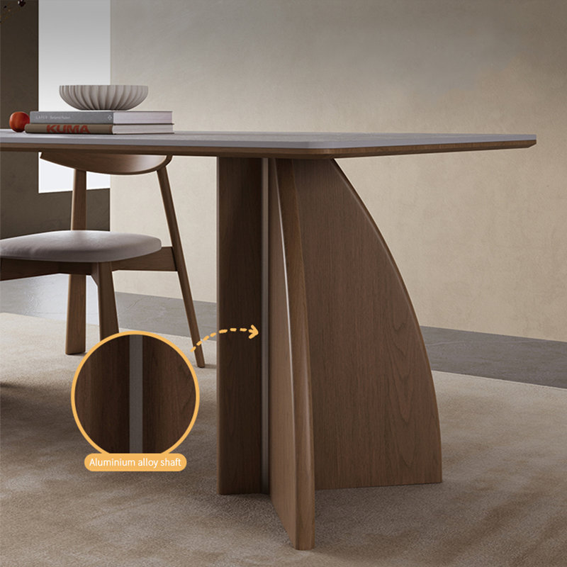Modern simple style rectangular dining table sets, 29.53"H x 62.99"L x 31.5"W