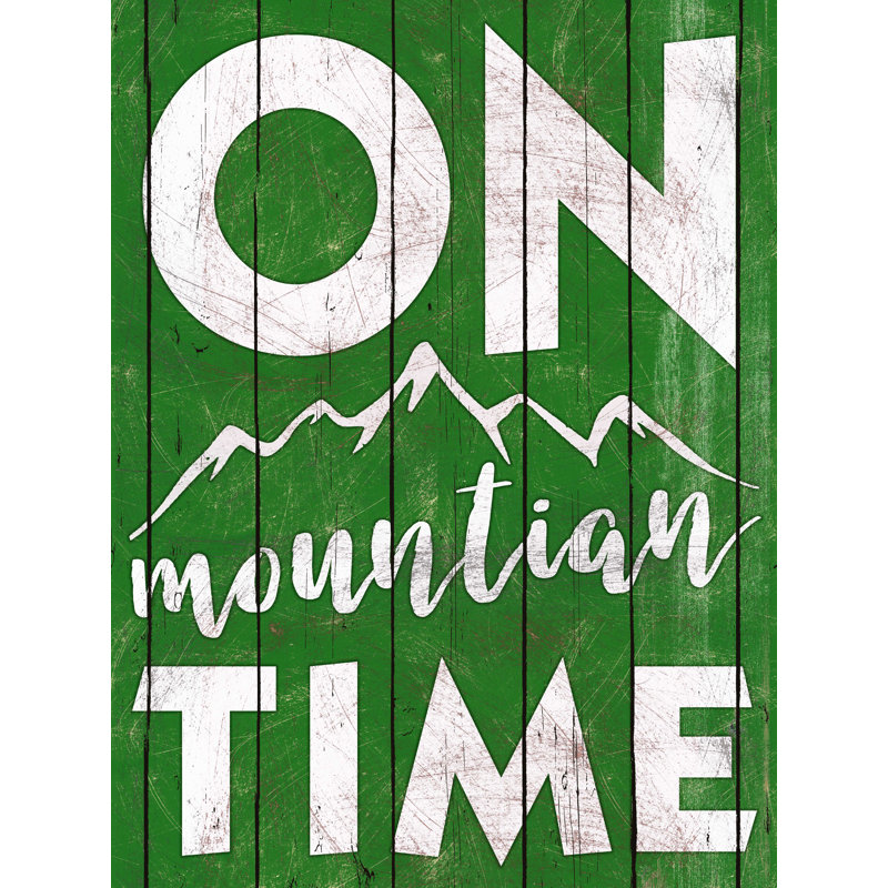 «On Mountain Time», reproduction sur toile tendue, H 16 po x l 12 po
