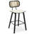 26" Upholstered Rattan Back Counter Height Bar Stools-1895461911-1895461910