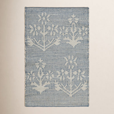 Heidi Botanical Flatweave Jute Rug