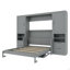 Lit escamotable Murphy avec placard, tiroirs et tablettes-703611885