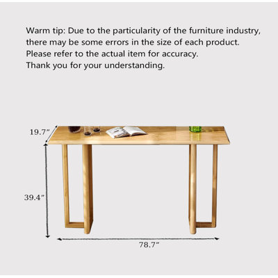 Modern Minimalist Rattan And Solid Wood Bar Table