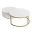 Table basse gigogne blanche avec tiroir-830268044-830268045
