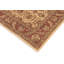 Tapis beige / brun en laine noué à la main à motif floral 8 pi 1 po x 9 pi 9 po Floral