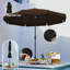 Parasol de patio drapé-1053740352