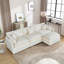 Canapé-lit en chenille moderne avec repose-pieds-1076184504-1076184507