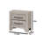 Deegan Rustic Grey Oak Bedroom Set with Panel Bed-83568394