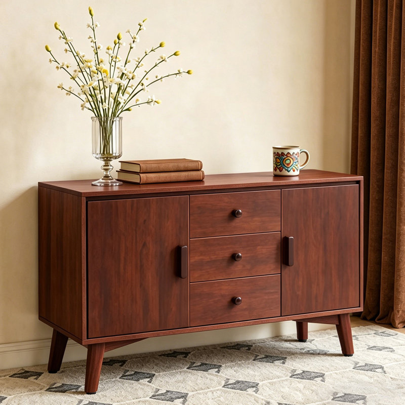 Buffet Buffet avec tiroirs, tablettes et portes