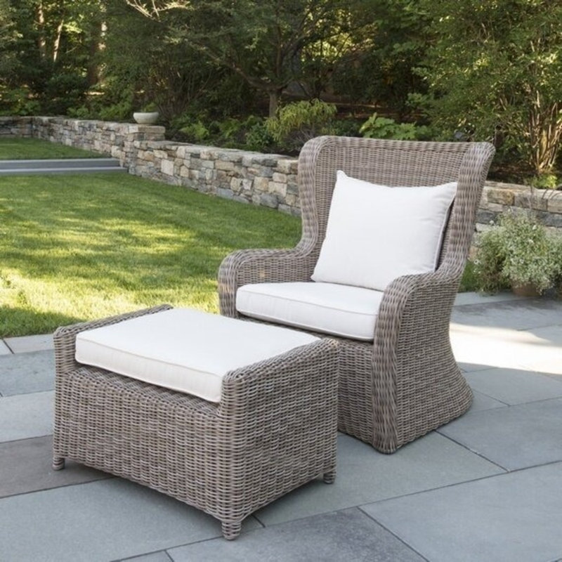 Sag Harbor Outdoor Lounge Chair, Natural, Gray
