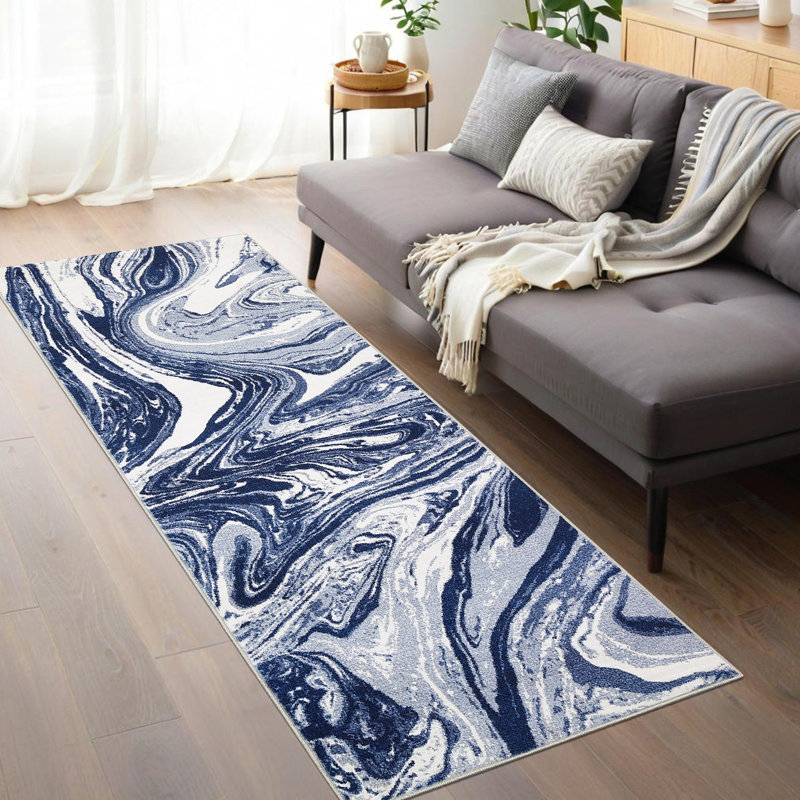 Modern Abstract Area Rugs Washable Rug For Living Room Easy Cleaning Floor Cover With Rubber Backing Ultra-Thin Stain Resistant Throw Carpet
