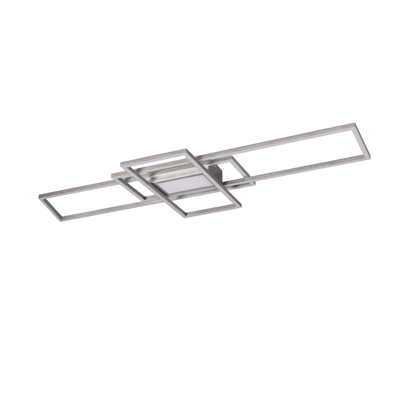 Makela LED Flush Mount, Nickel Matt