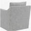 Fauteuil pivotant gris Merced