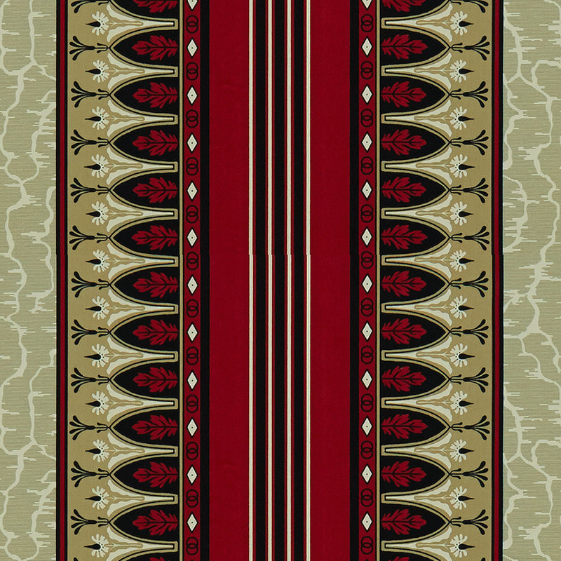 Madeleine Castaing Lola Montez 100% Cotton Fabric, Red
