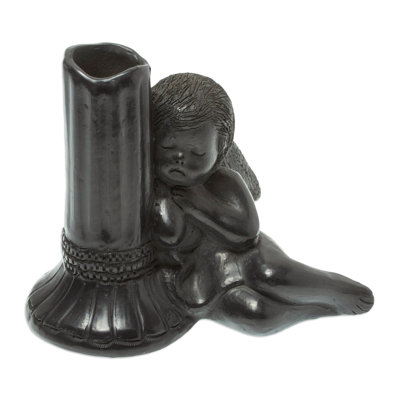4.9'' H Stone Tabletop Candlestick
