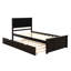 Lit plateforme avec lit gigogne-617219773