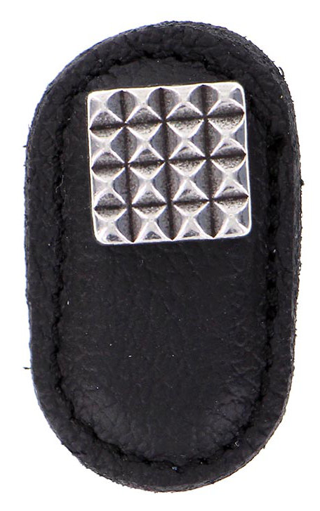 Tiziano Novelty Knob, Black, Vintage Pewter