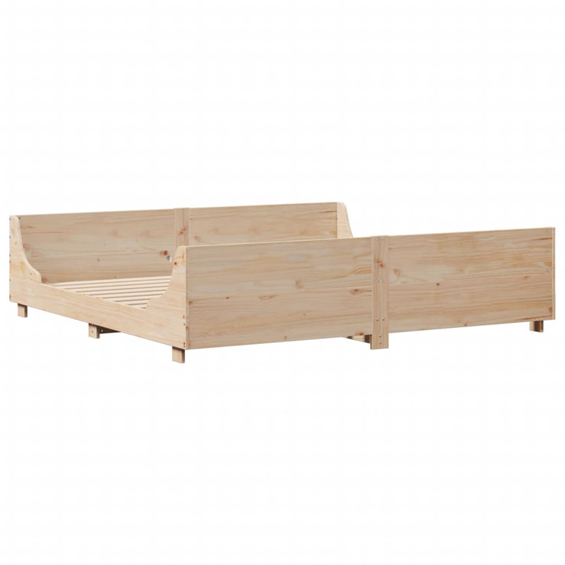 Bed, Brown, Super King (6')