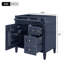 Meuble-lavabo de 30 po sans lavabo supérieur-1081657275