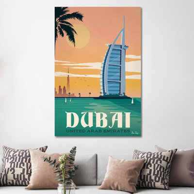 Doubaï, impression sur toile tendue