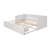 Wooden Daybed with Trundle Bed and Two Storage Drawers , Extendable Bed Daybed,Sofa Bed with Two Drawers-465551785