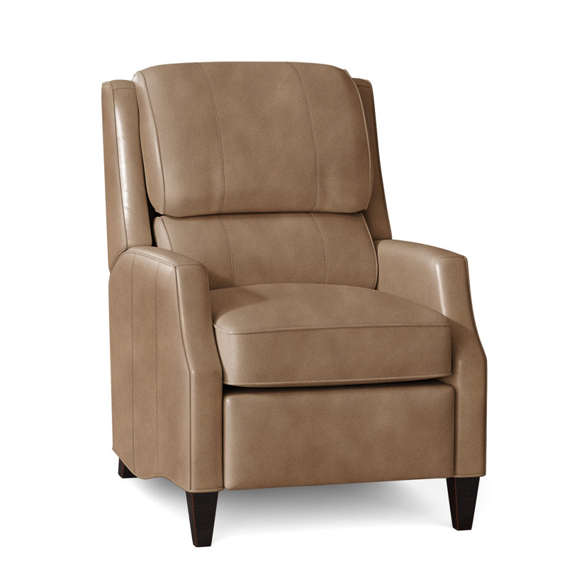 Mauney Recliner, Cobblestone, Manual, Empyrean Tweed Genuine Leather