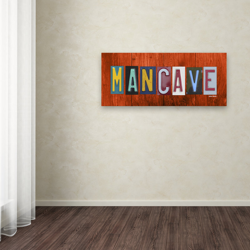 «Man Cave» par Design Turnpike, impression sur toile, H 8 po x l 19 po x P 2 po