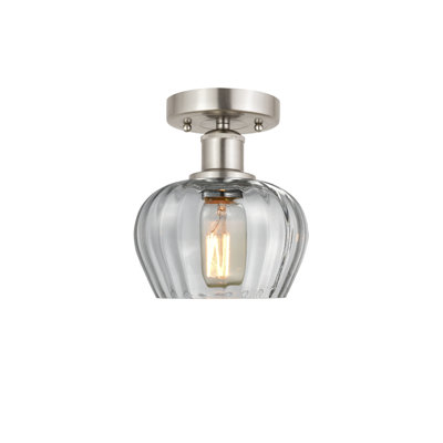 Plafonnier semi-encastré Noille Glass