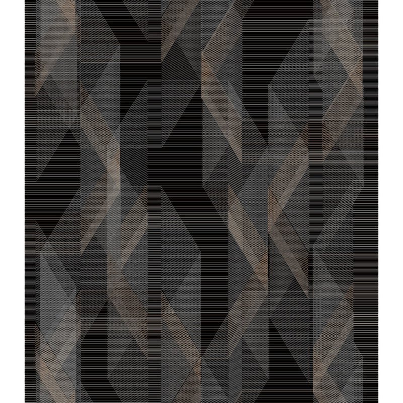 Rouleau de papier peint adhésif L 18,86 pi x l 18 po Willbridge, Noir