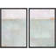 «Minimal Landscape Pastel Blue Grey Landscape», reproduction de tableau sur toile 2 pièces-91069580-91069581