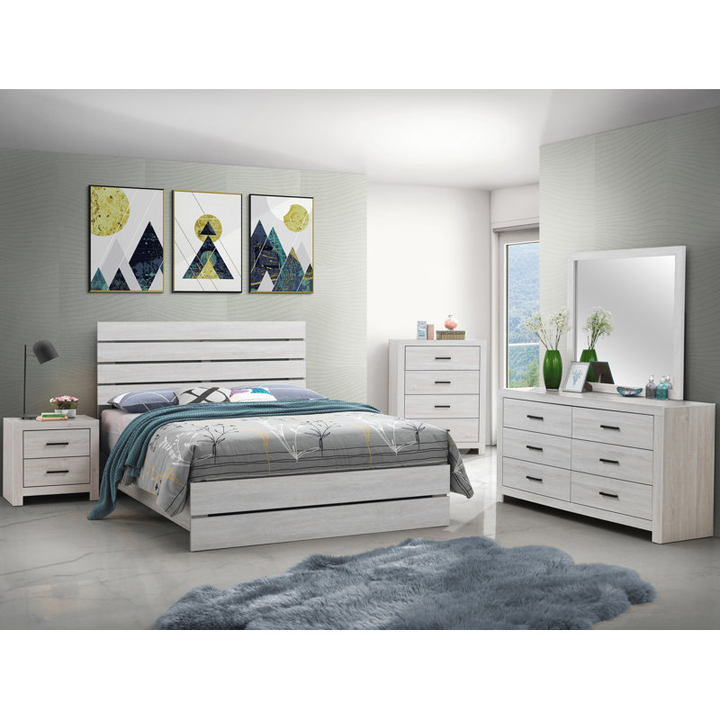 Ensemble de chambre à coucher standard 5 pièces Vins, Très grand