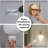 Gold Battery Operated Wall Sconces Set Of 2, Wireless Rechargeable Wall Lighting With Remote Control, LED Dimmable RGB 12 Colors & 3 CCT Wall Lights With Opal White Glass Shade-126228596