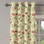 Rideau décoratif à 2 panneaux pour rideaux à œillets East Urban Home, 50 po x 96 po, vert olive, vert pâle-422157636
