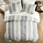 3 pièces d'édredon double / grand - Esthétique décontractée, coton naturel, rembourrage, collection Construction Estesthetic, composition 100% coton, moelleux et confortable, entretien facile-118916189-118916187