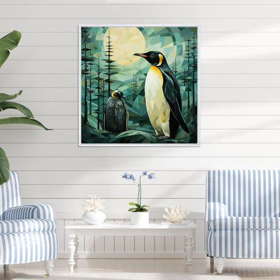 " Penguin Forest At Sunset I "