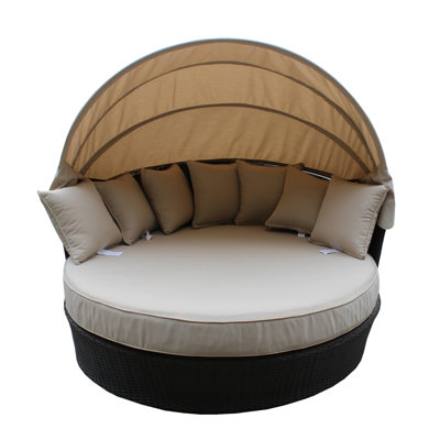 Chaise de patio avec coussin Kappalayil