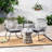 MILAN 3PC CHAT SET