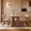 Table Mid-Century blanche en pierre frittée mate-325837731