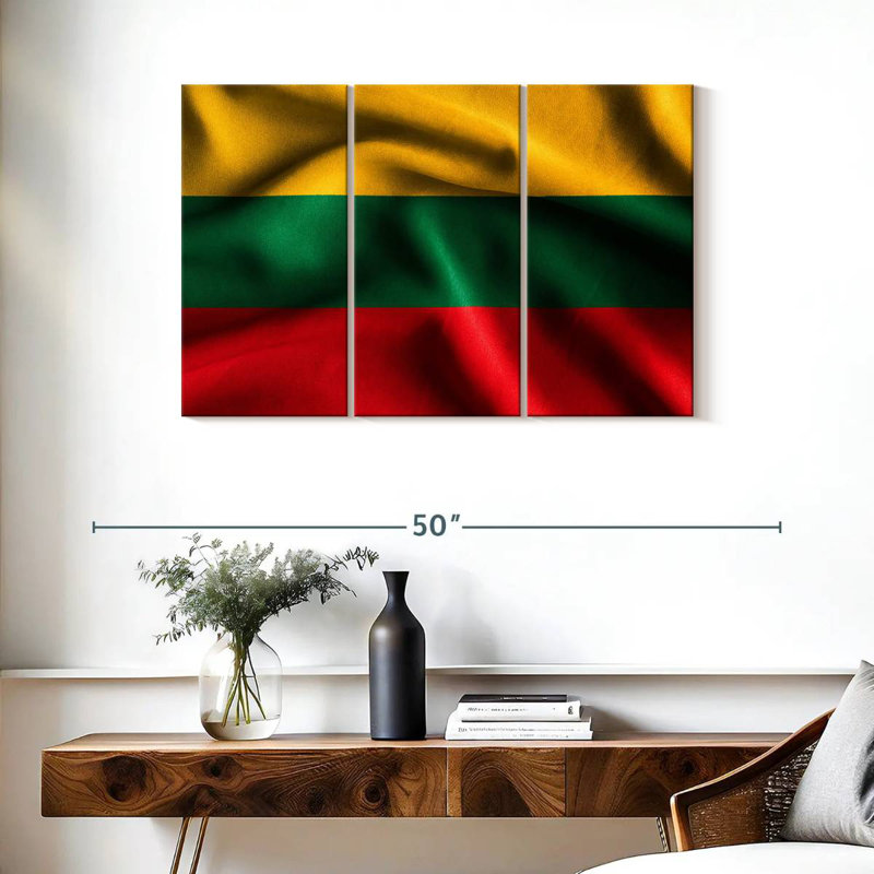 Drapeau de la Lituanie, H 24 po x l 38 po